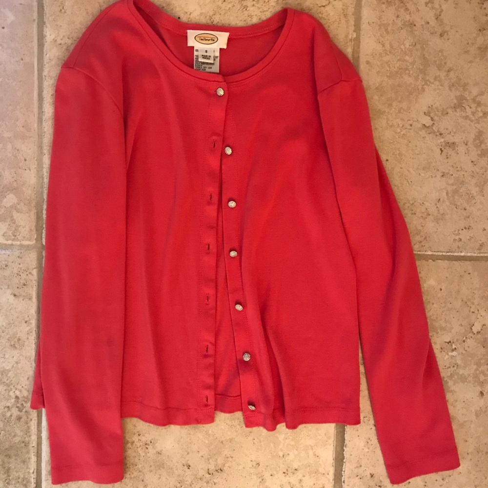 Talbots Red/Orange Small Sweater
